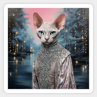 Jewelled Sphynx Sticker